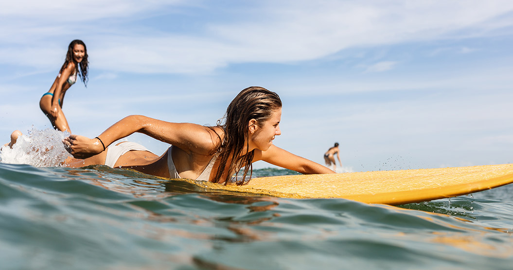 Surfen an der Nordsee